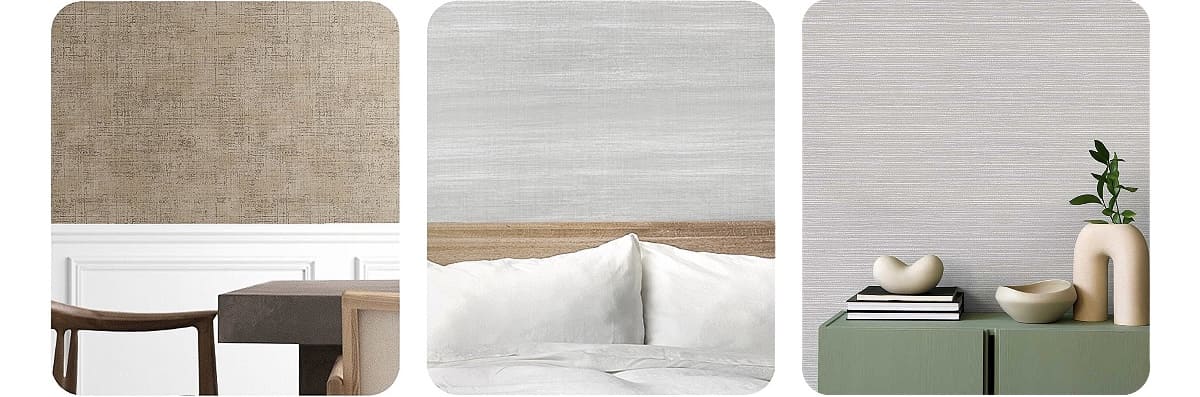 linen wallpaper by Honpo